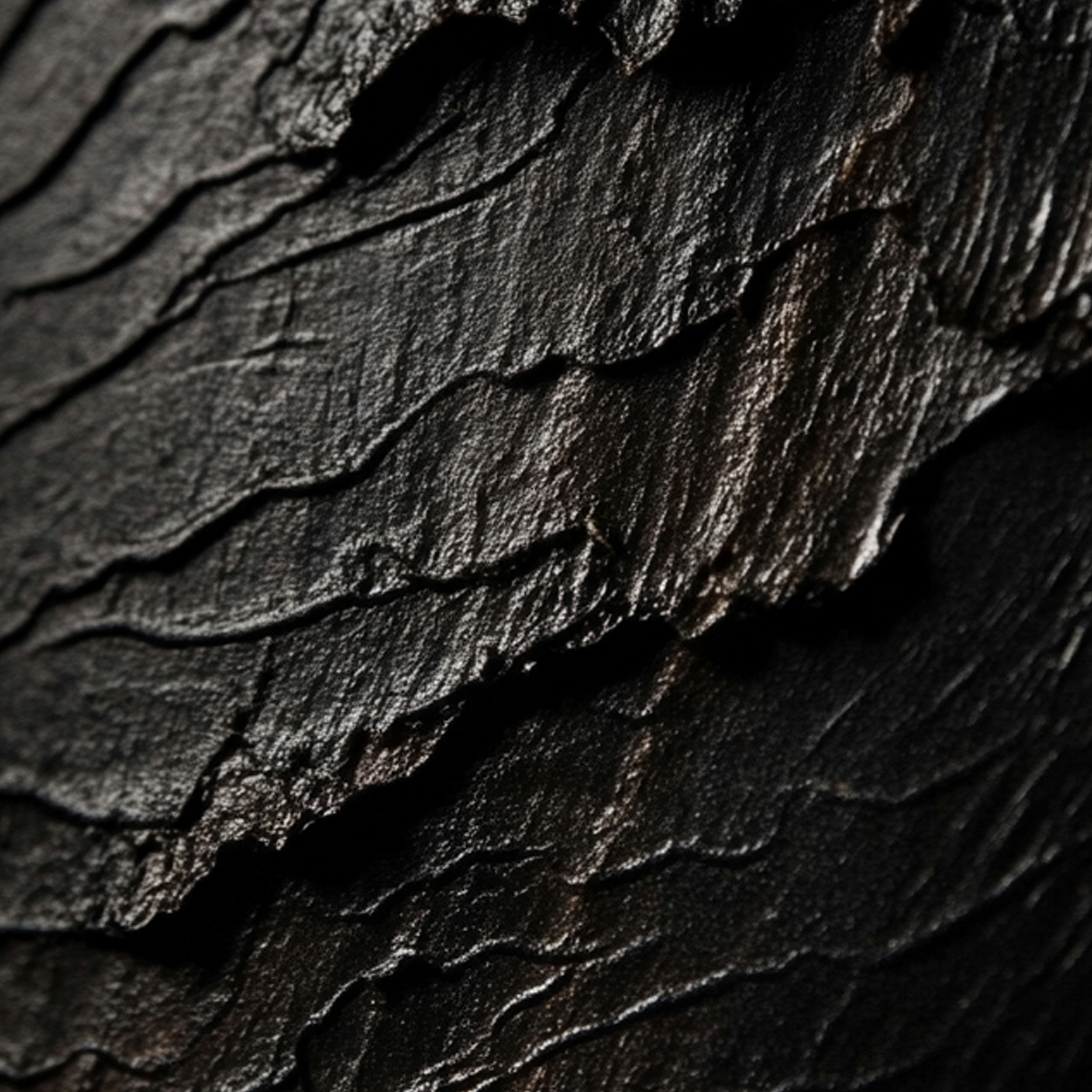 Black and textured surface.