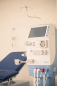 Dialysis machine in a medical setting.