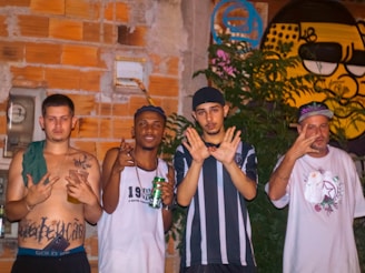 Group of friends posing for a photo.