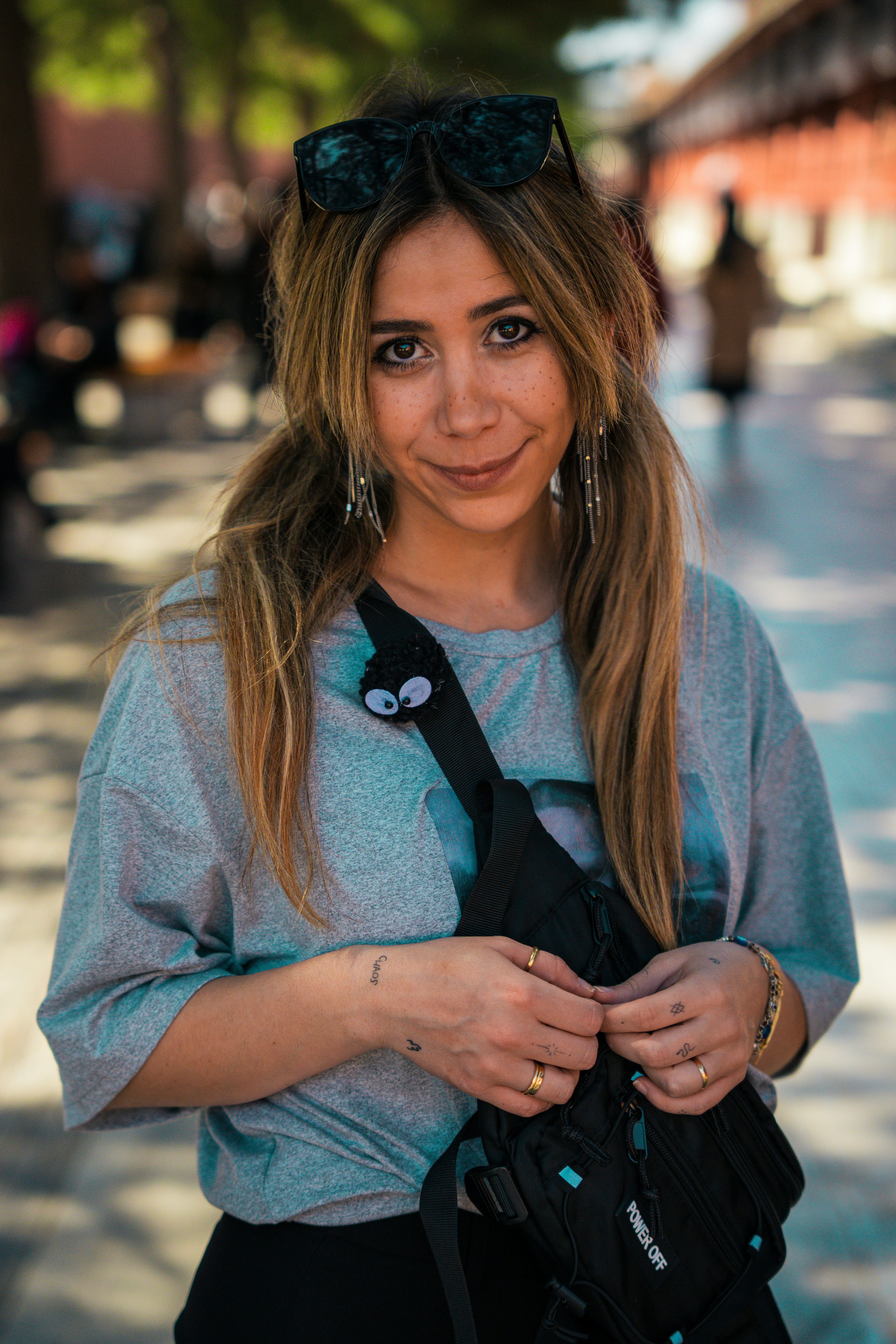 Smiling woman poses for the photo.