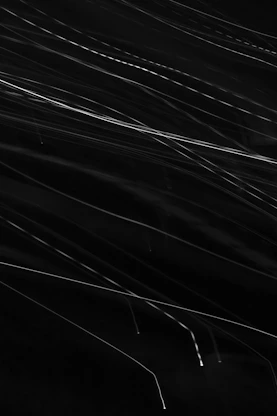 Abstract streaks of light against a dark background.