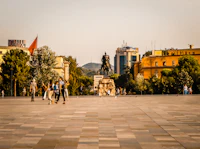 Tiran'da İskender Bey Meydanı