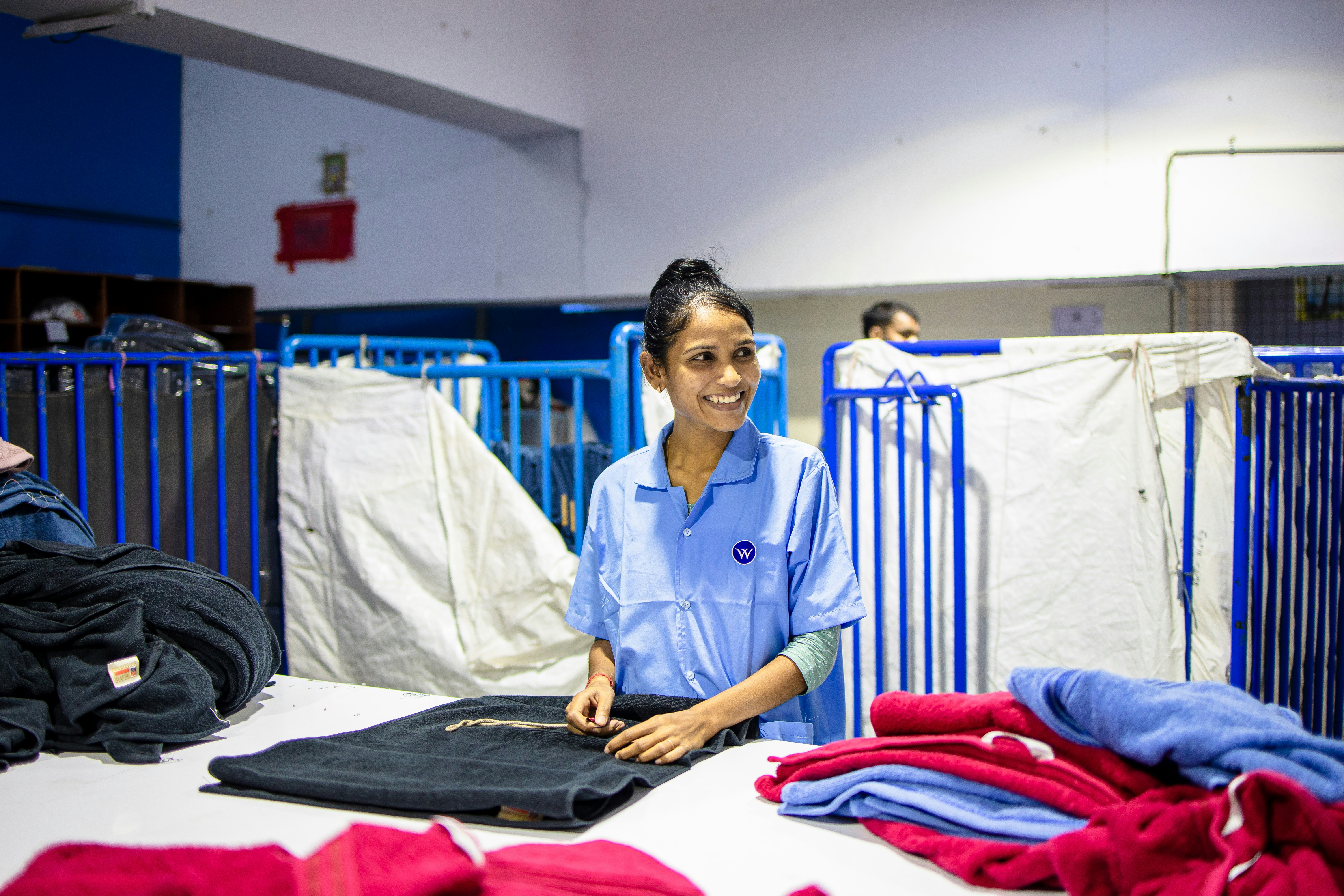 Patient recovering on a medical grade mattress