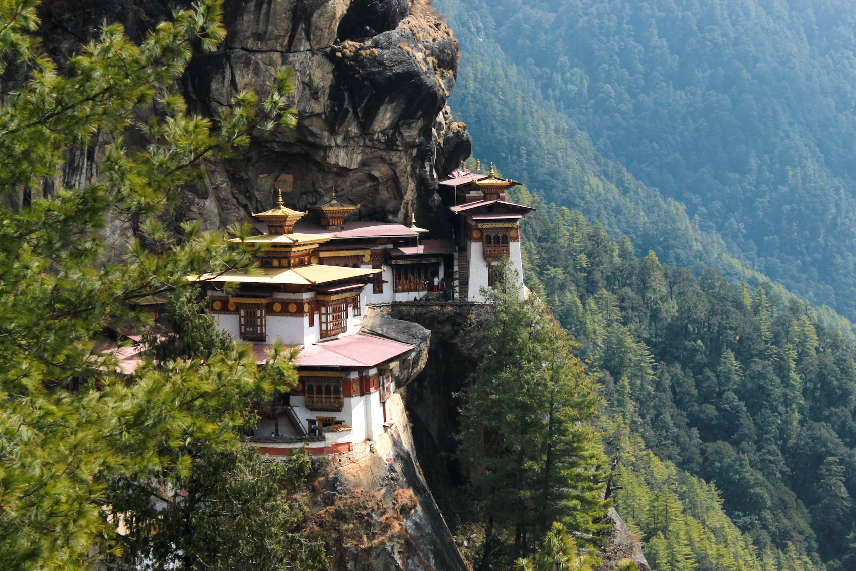 Taktsang (Tiger's Nest) monastery above Paro, Bhutan