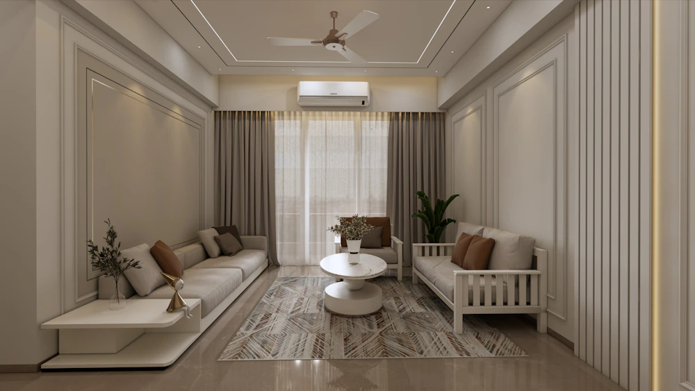 Well-maintained residential living space