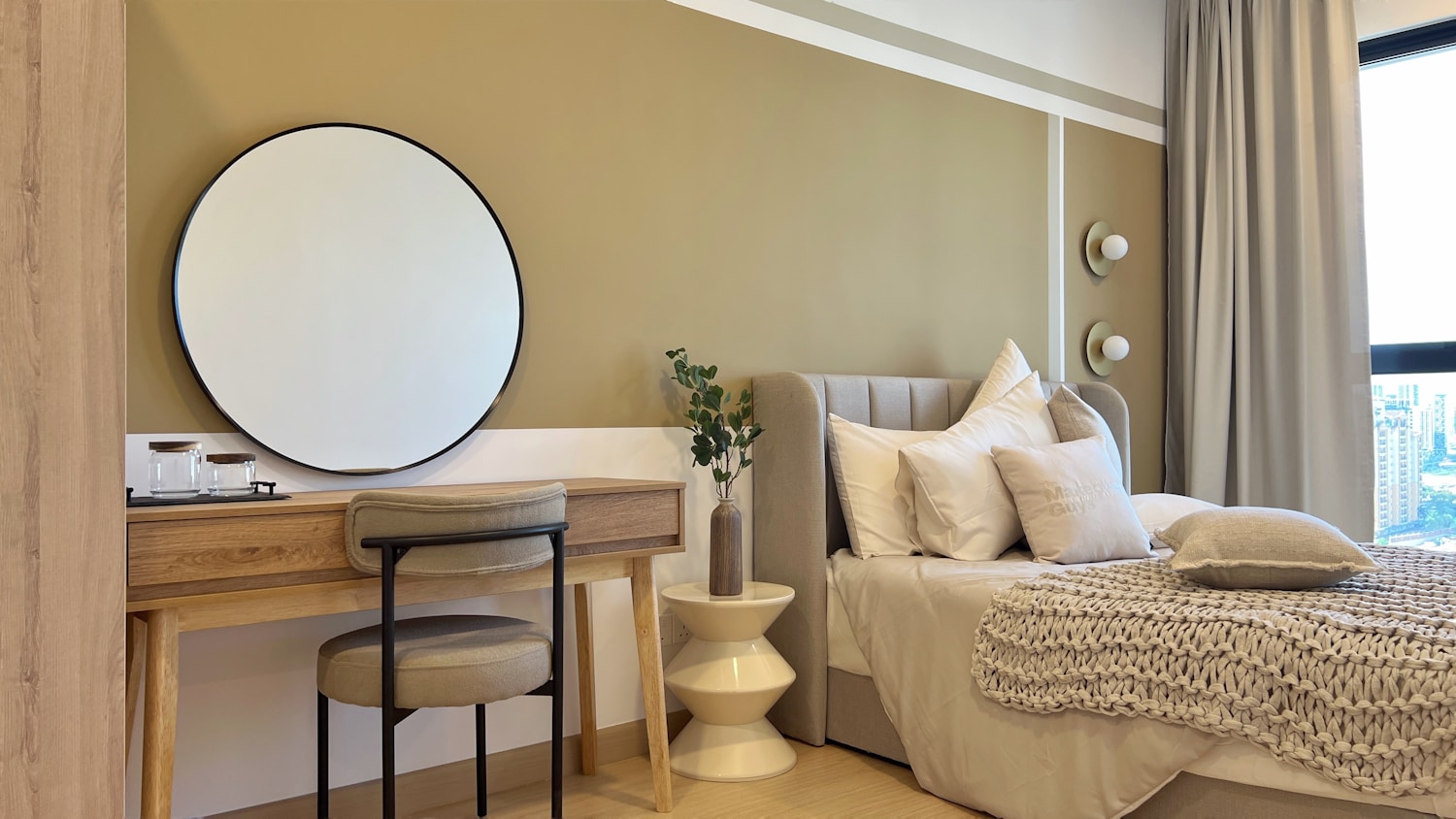 Spacious living room area