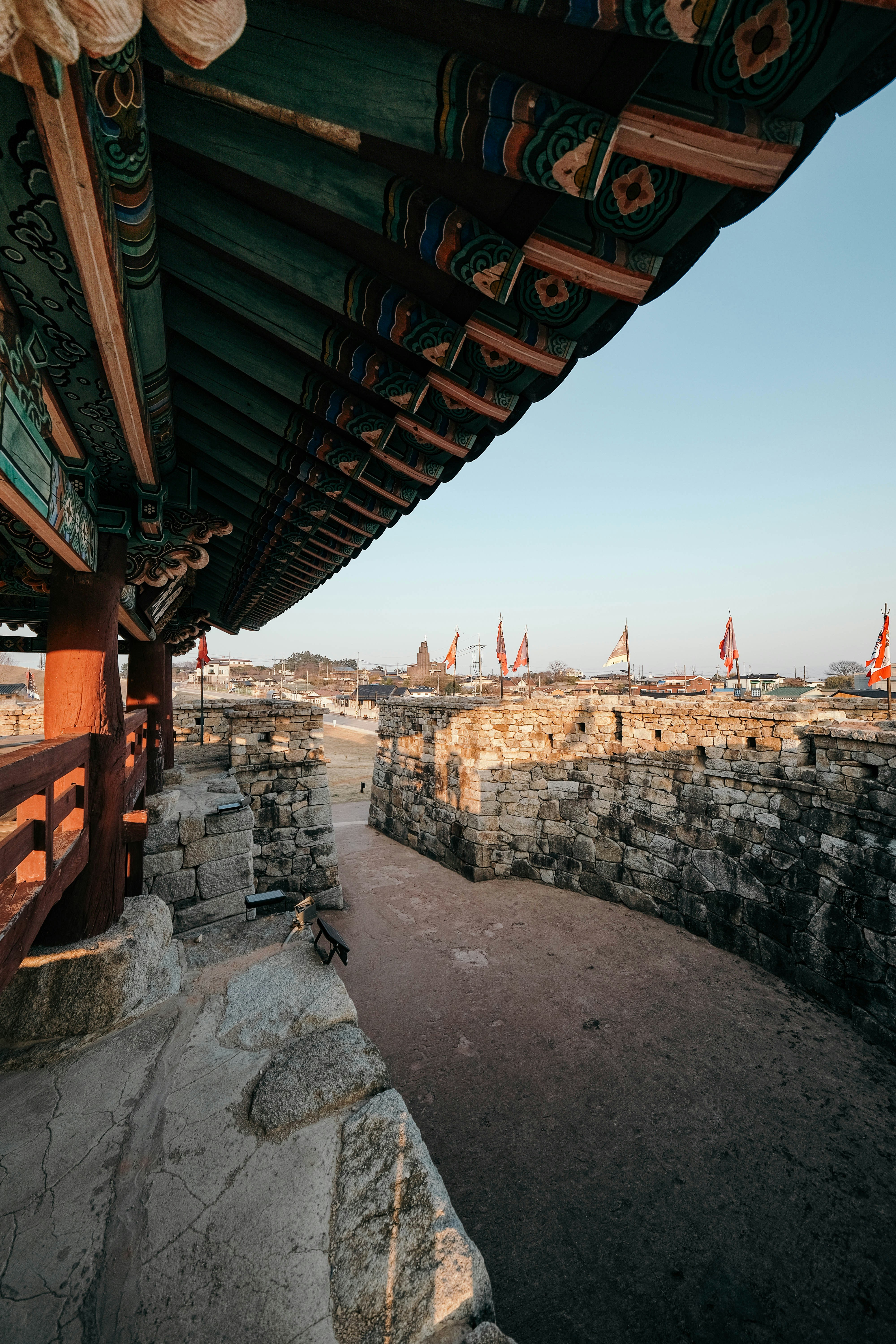 Ancient asian architecture and stone walls are visible. photo – Free ...