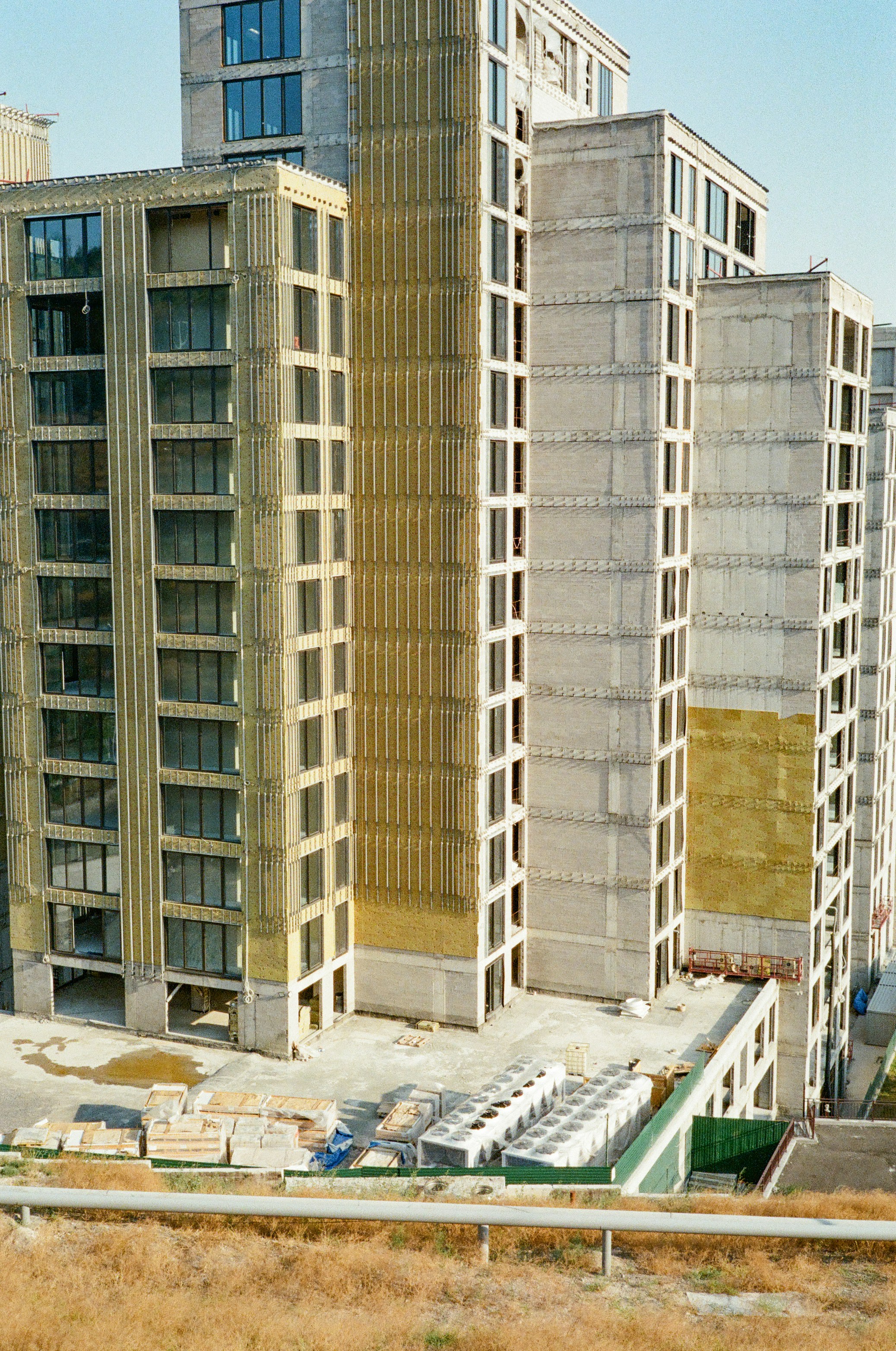 Modules in fabrication and pre-assembly for FAT/QC