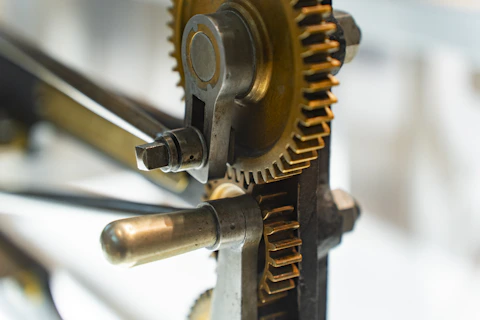 Interlocking precision mechanical gears