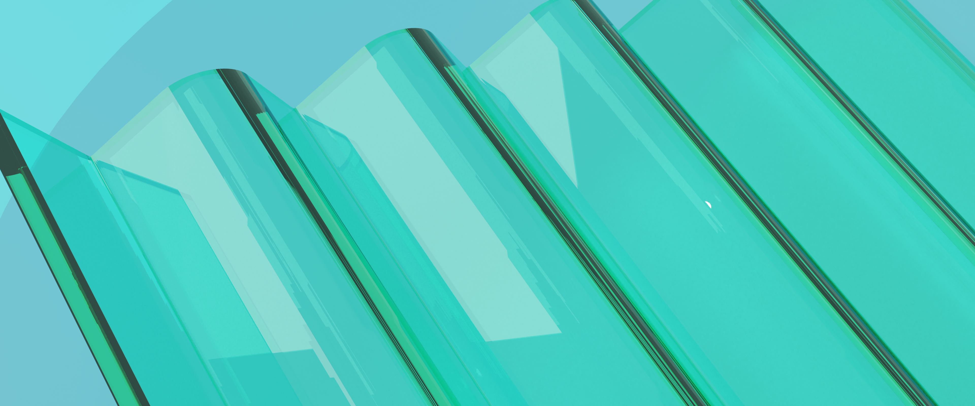 Abstract teal background with angled lines