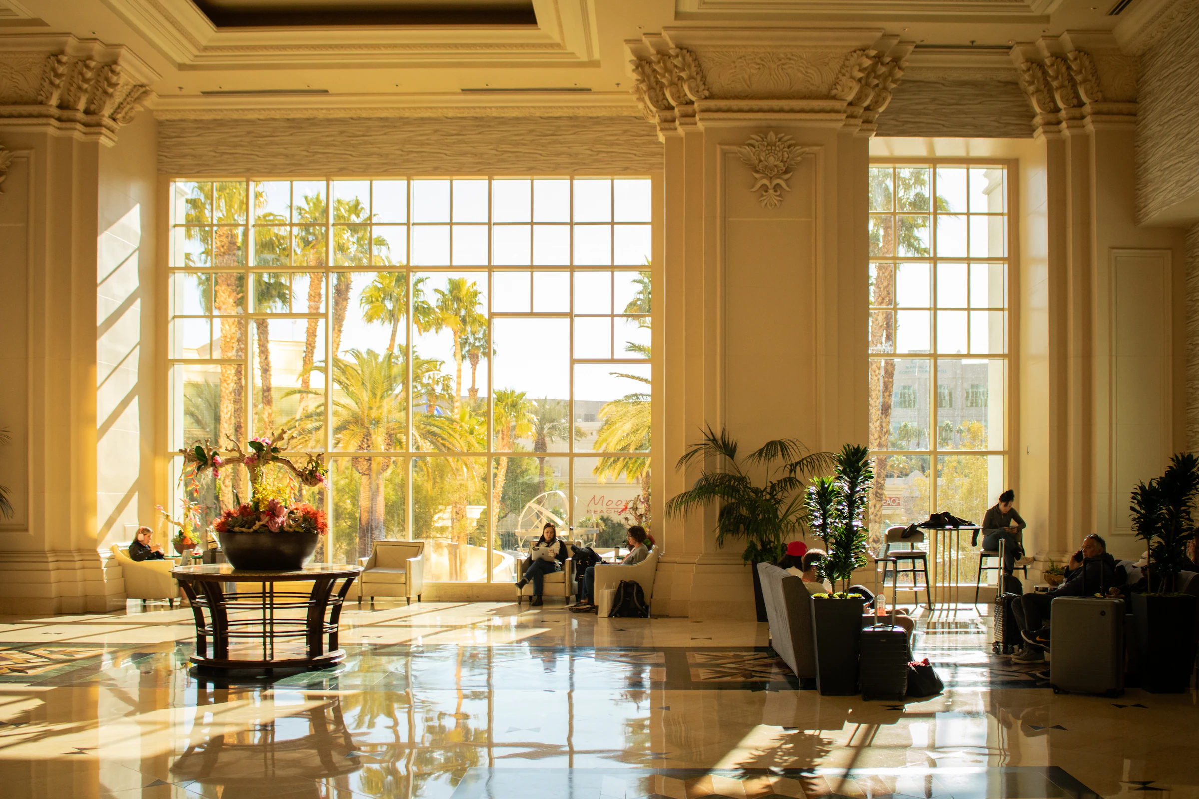 The Regency hotel lobby