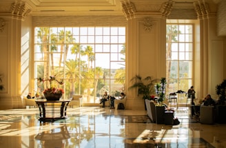 Elegant interior with a stunning outdoor view.