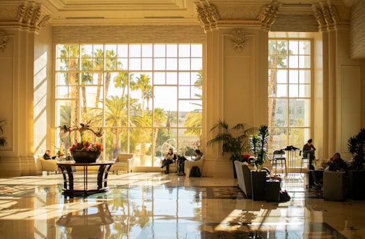 Elegant interior with a stunning outdoor view.