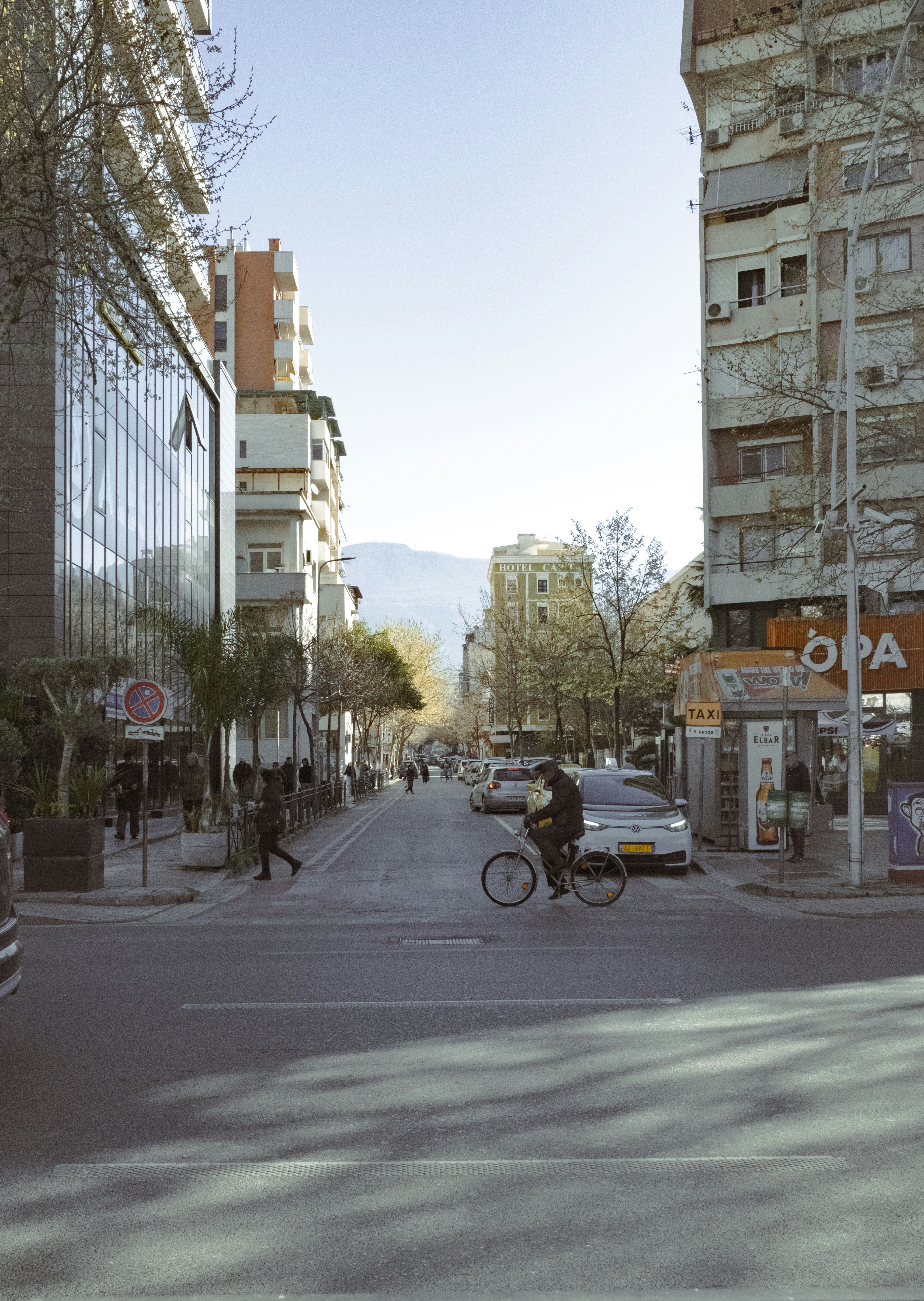 An assortment of SUVs and family rental cars in Tirana