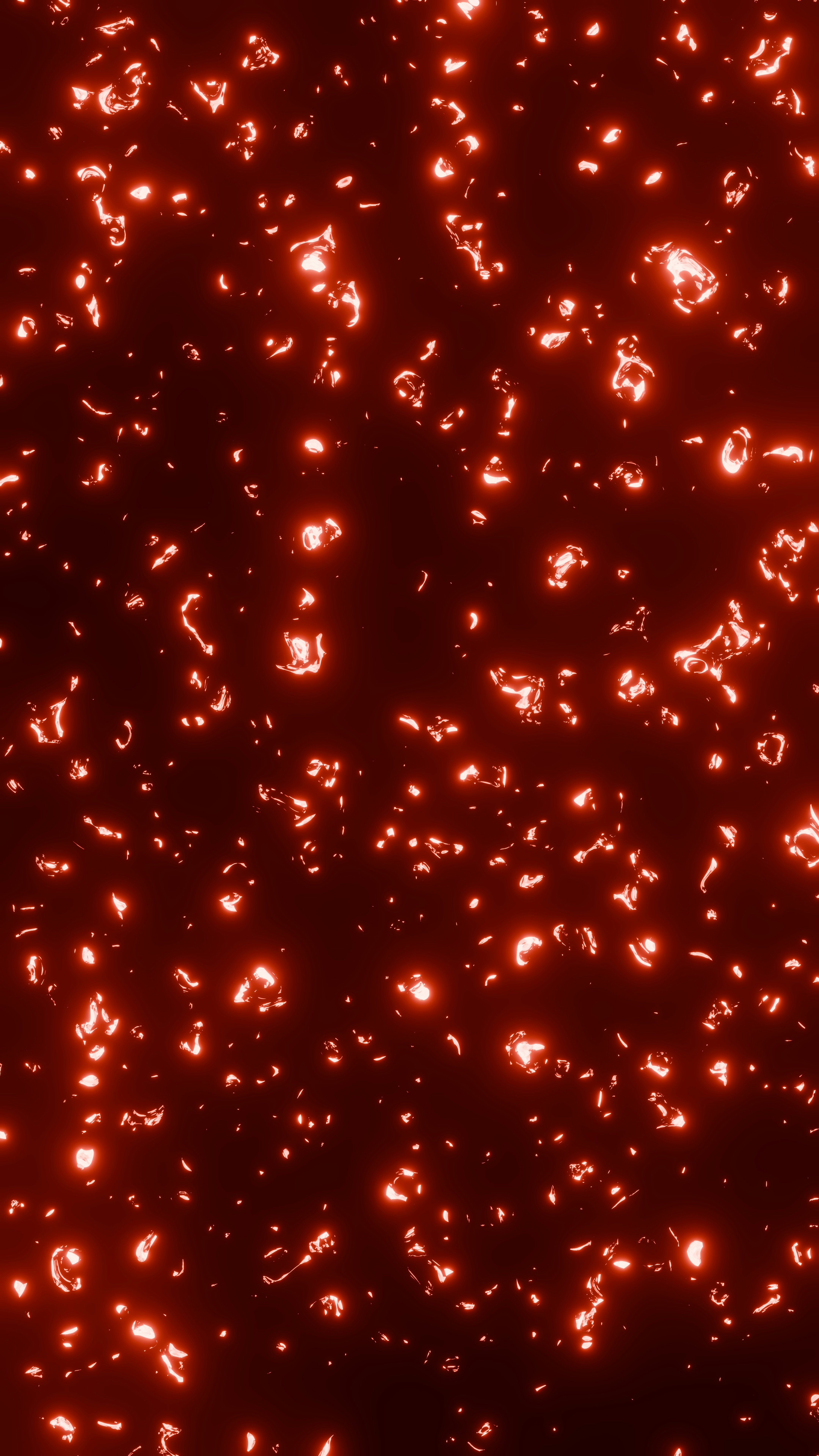 Partículas vermelhas brilhantes contra um fundo escuro. foto – Imagem  grátis sobre Energia na Unsplash, image size:3000x5333