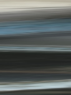 Horizontal lines of various colors create abstract art.