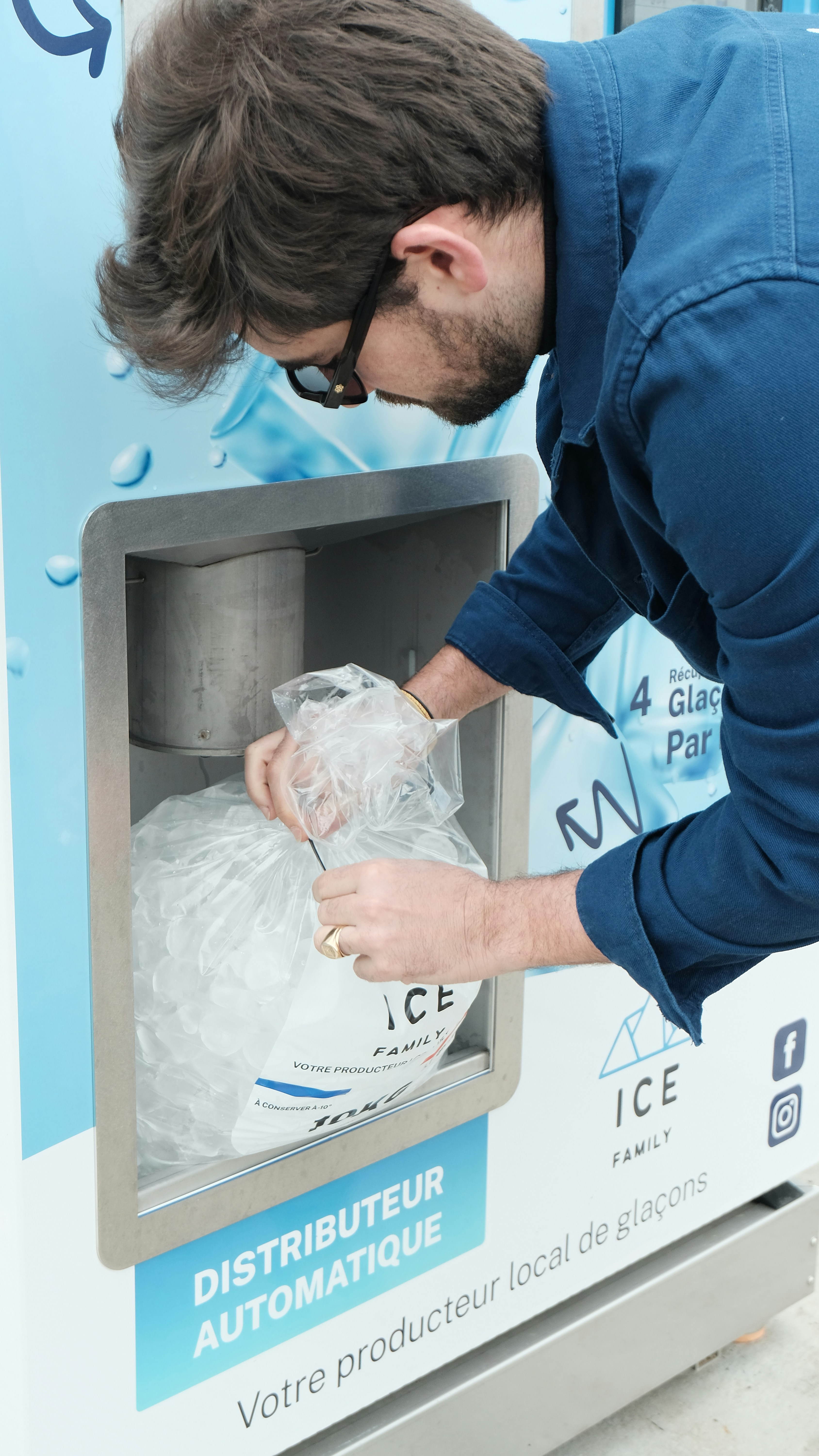 Person cleaning an iced out watch