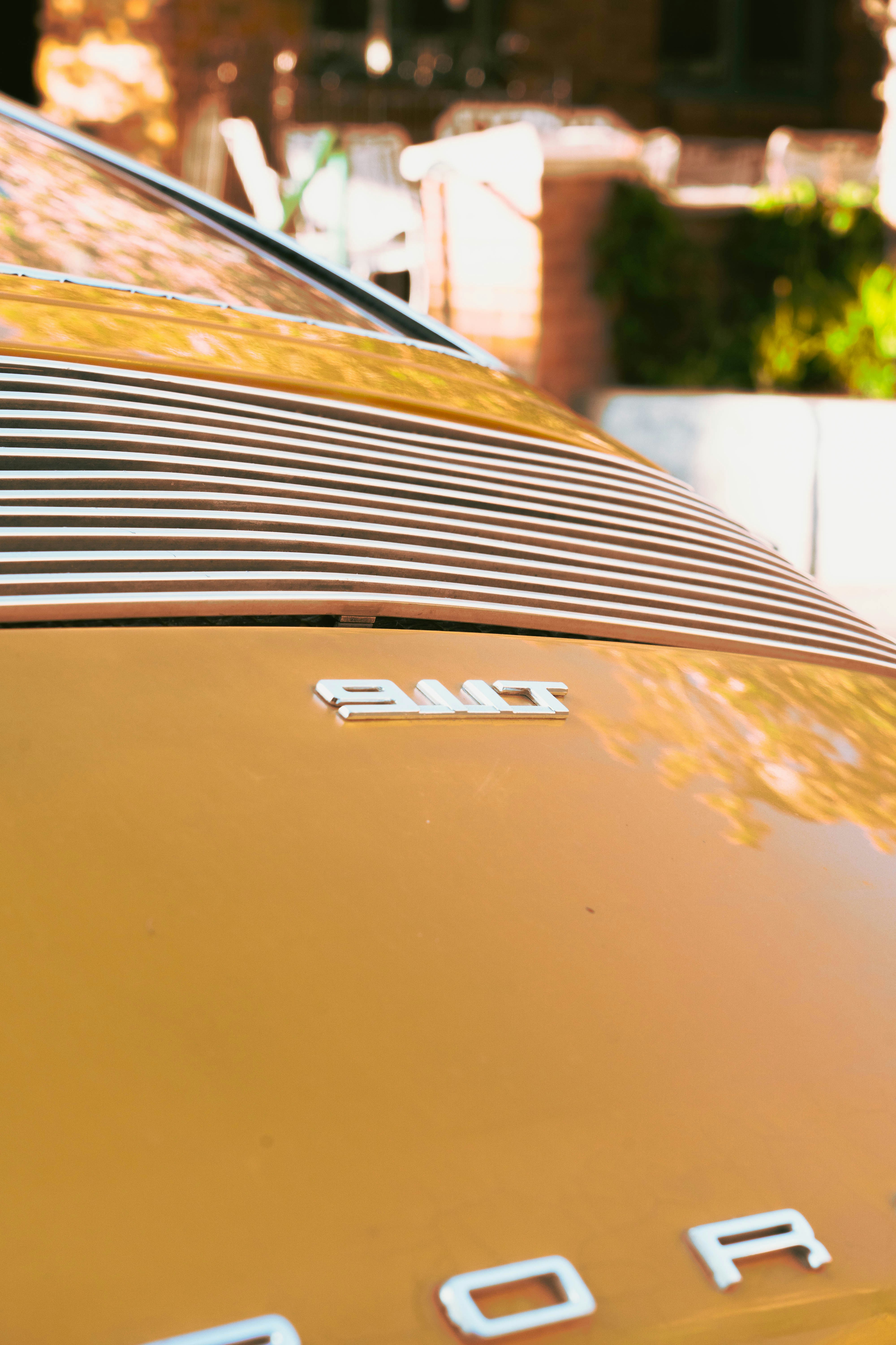 A porsche 911's rear is shown in detail.