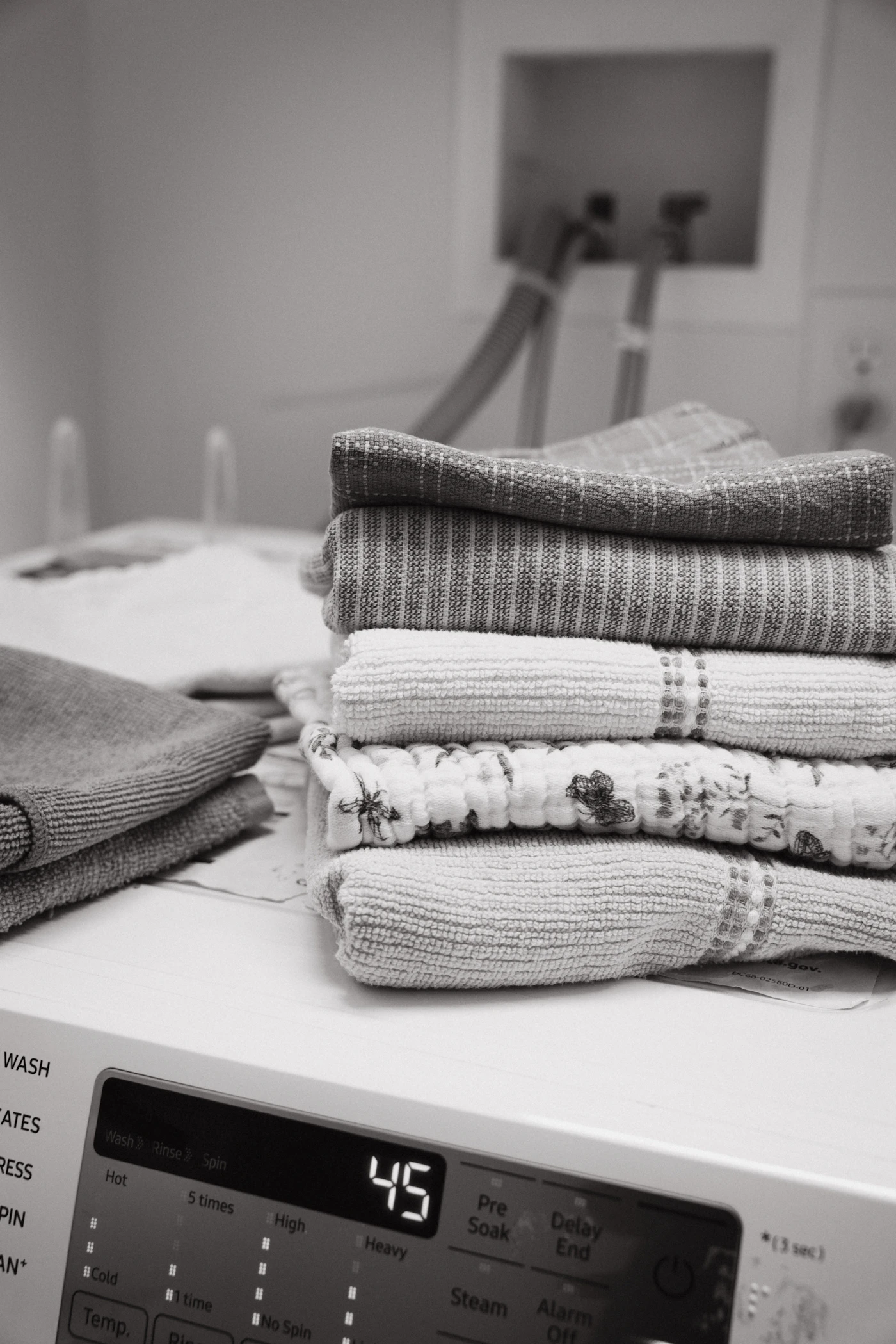 Fresh folded laundry