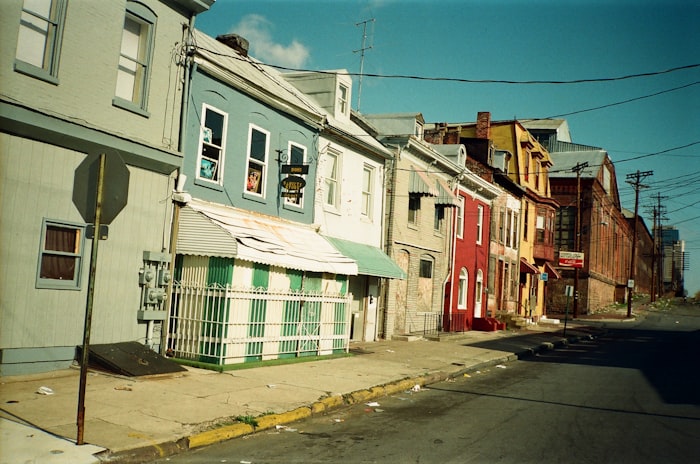 Louisville colorful neighborhood street