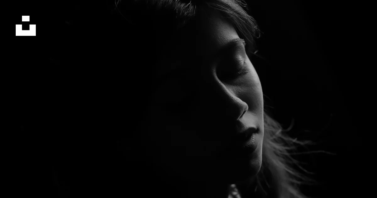 Woman's face is in shadow, lit from the side. photo – Free Image on ...