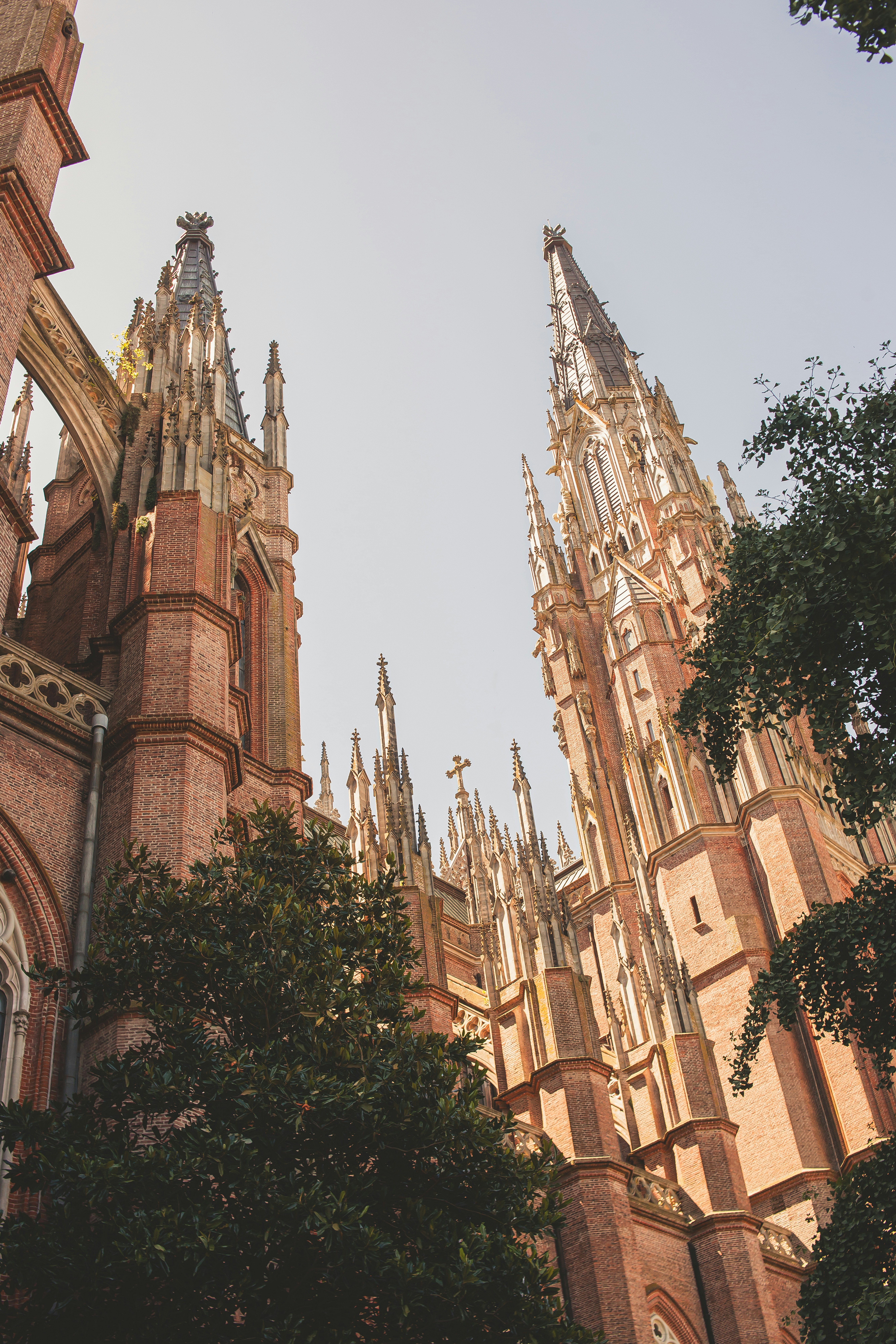 A beautiful gothic church reaches skyward.