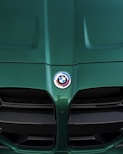 A green BMW 7 series grille.
