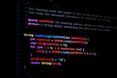 Code written on a screen, likely programming related.
