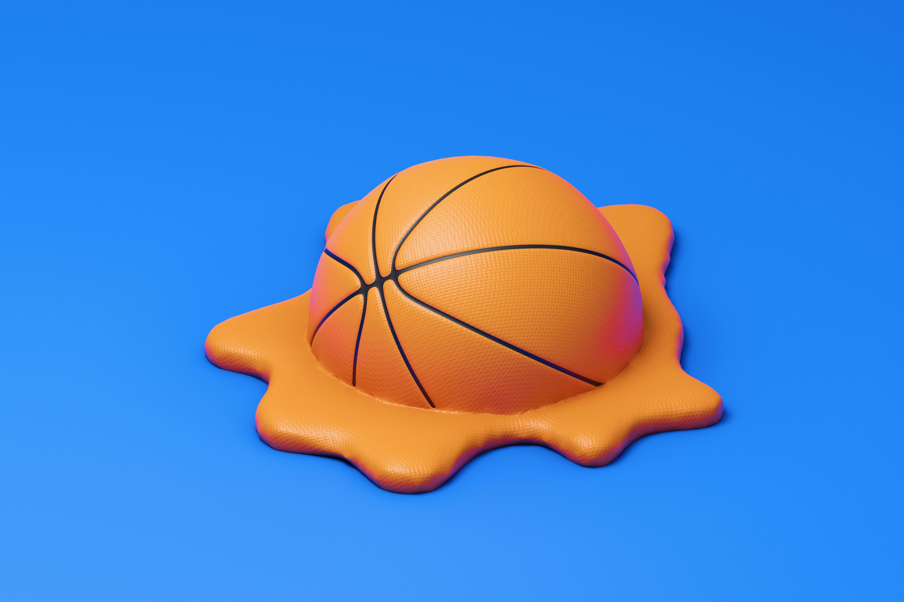 basketball melted