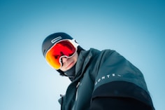 Snowboarder poses, ready for a winter adventure.