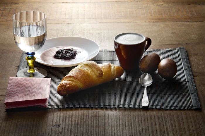 Coffee with breakfast