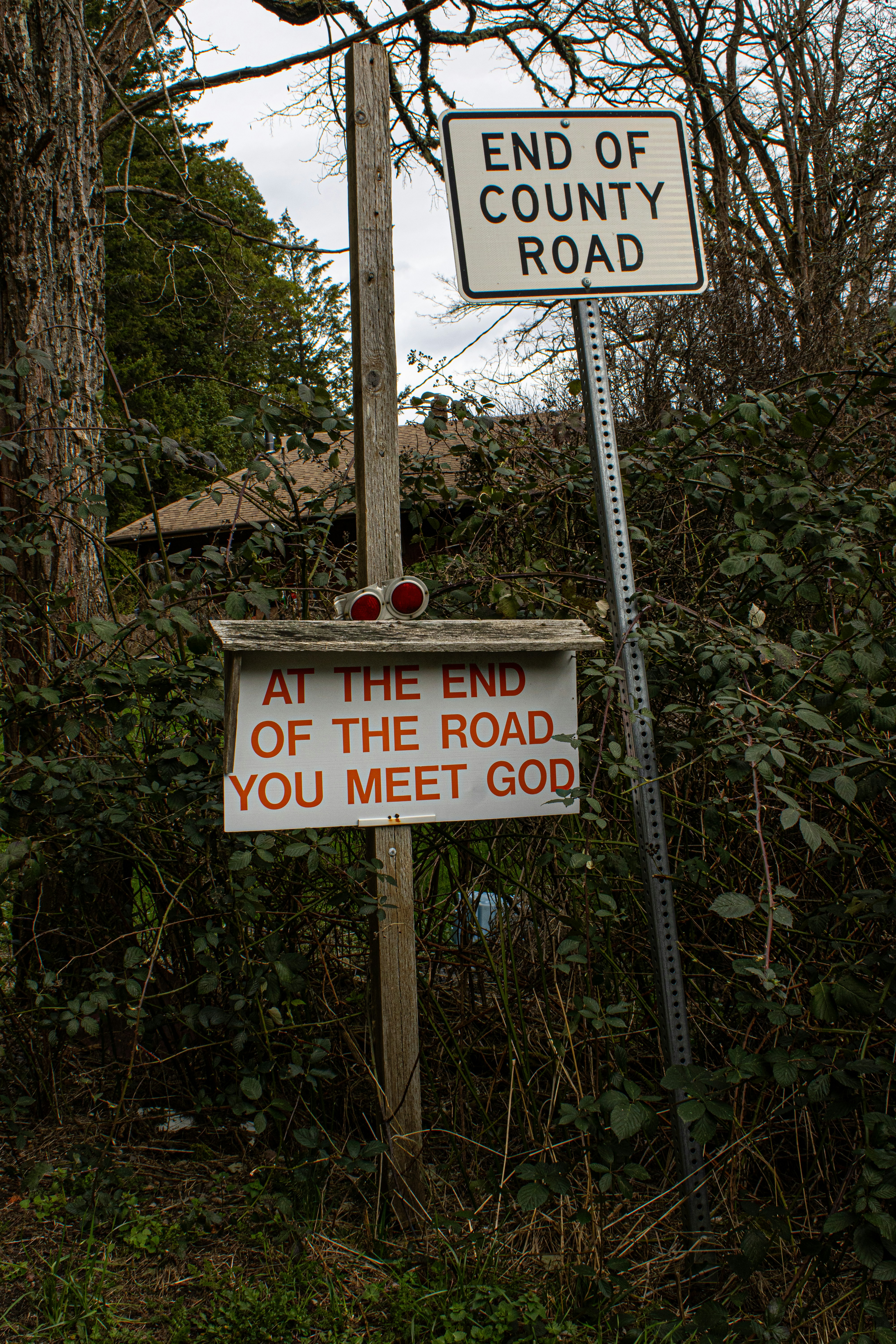 길의 끝은 당신이 신을 만나는 곳입니다.