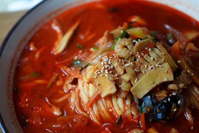 Cabbage Kimchi Soup