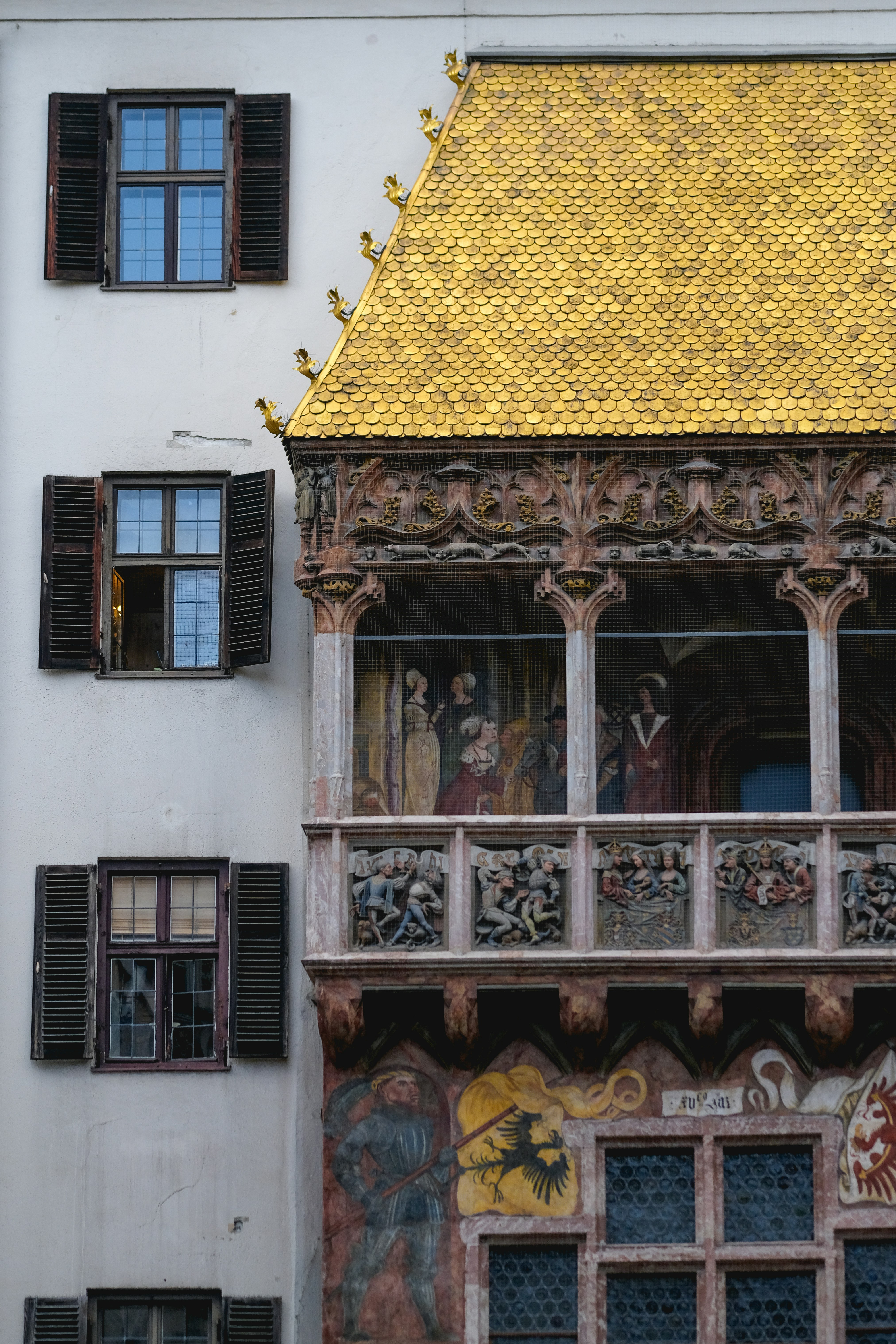 The golden roof in innsbruck, austria.