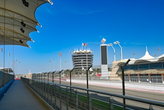 The bahrain international circuit is shown.