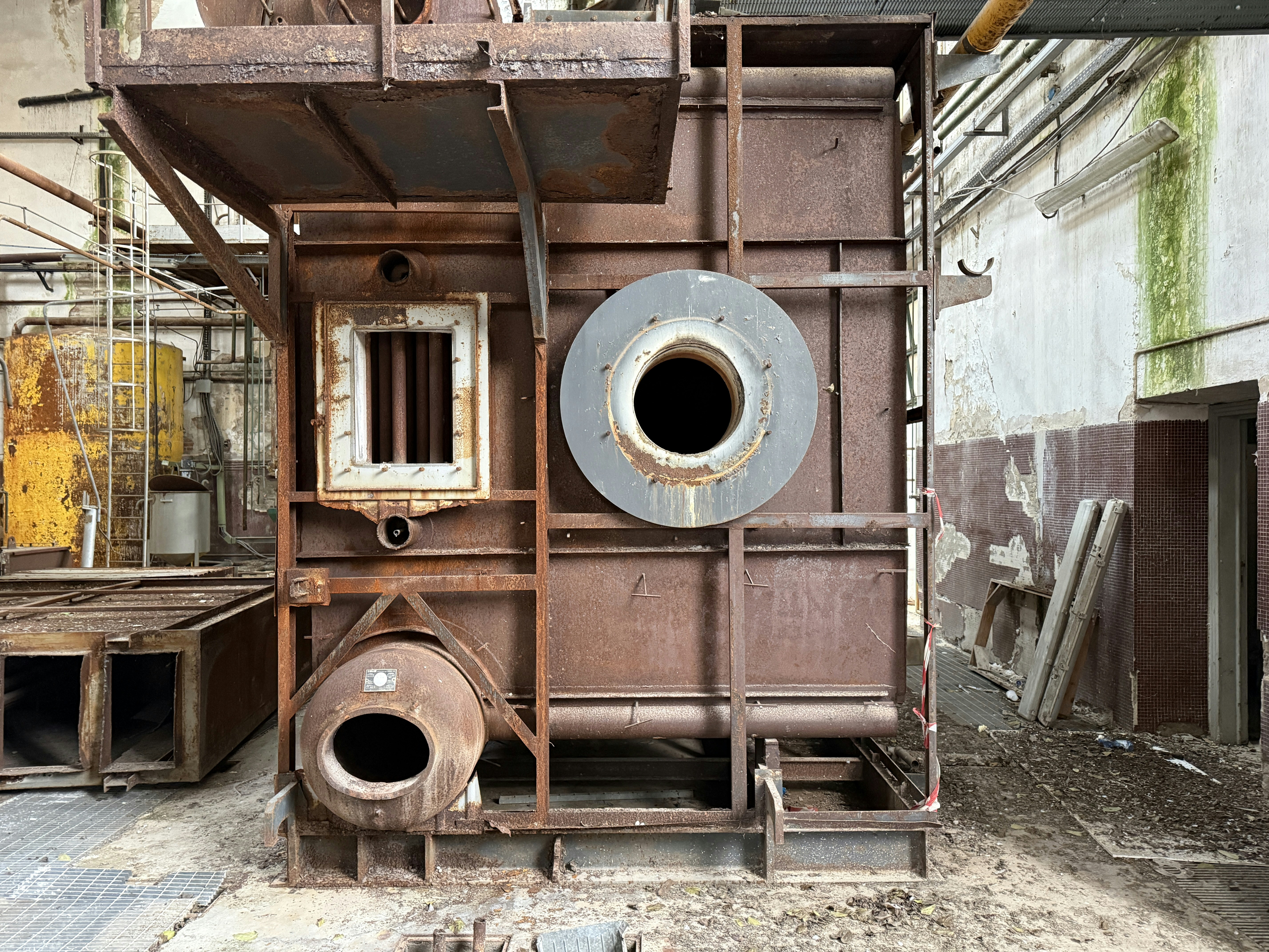 old rusty furnace - furnace installation milton