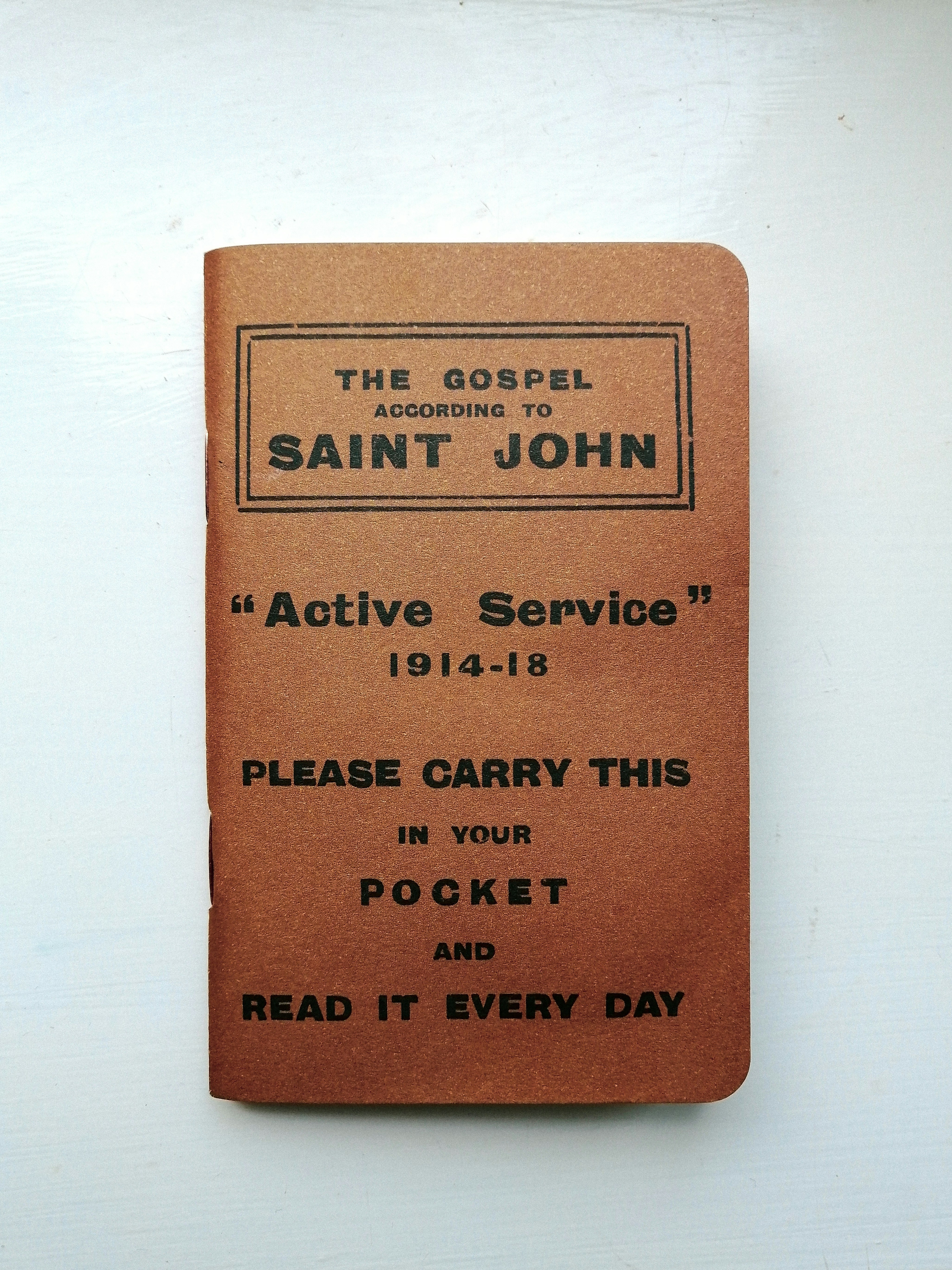 A pocket gospel from world war i.