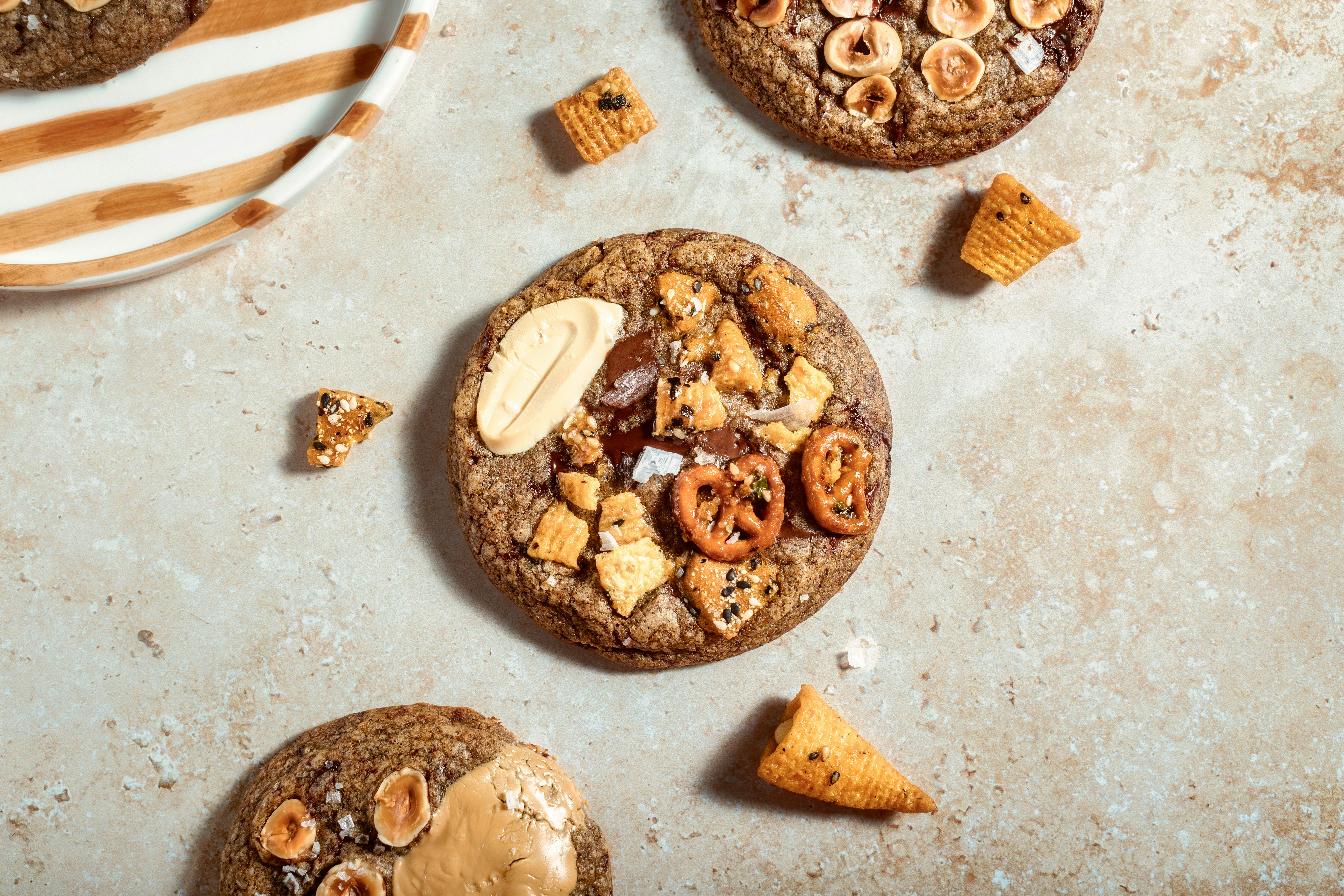 Salted caramel chocolate chip cookie