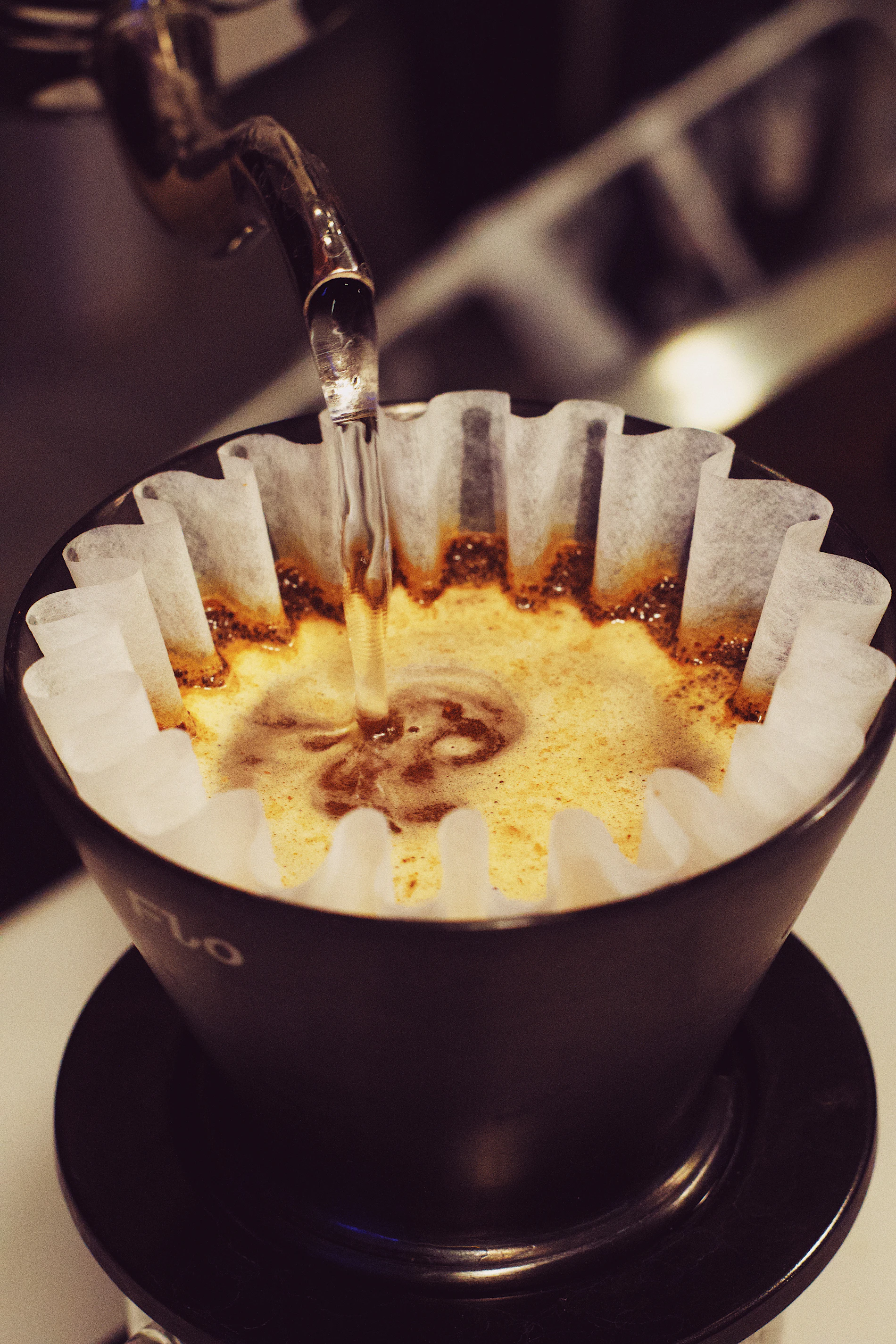 Poured, finally, into your cup.