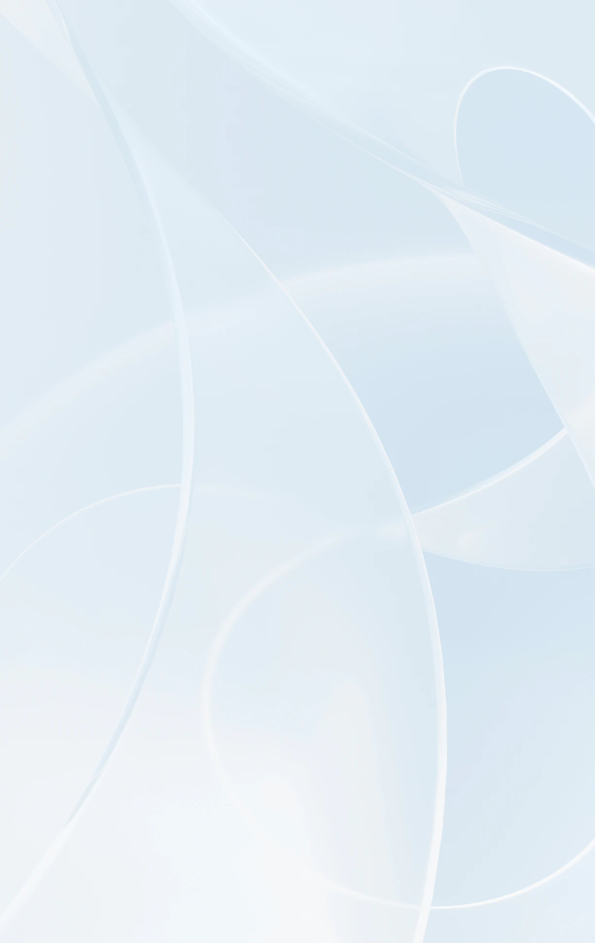 Abstract, flowing lines on a light blue background.