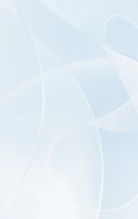 Abstract, flowing lines on a light blue background.
