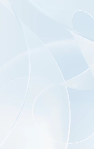 Abstract, flowing lines on a light blue background.
