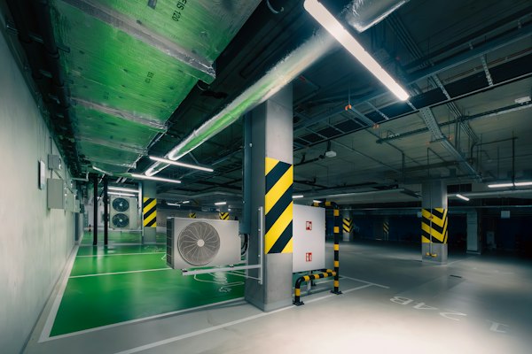 Ductería de extracción instalada en interior, terreno del SEO para proveedores de sistemas de ventilación industrial