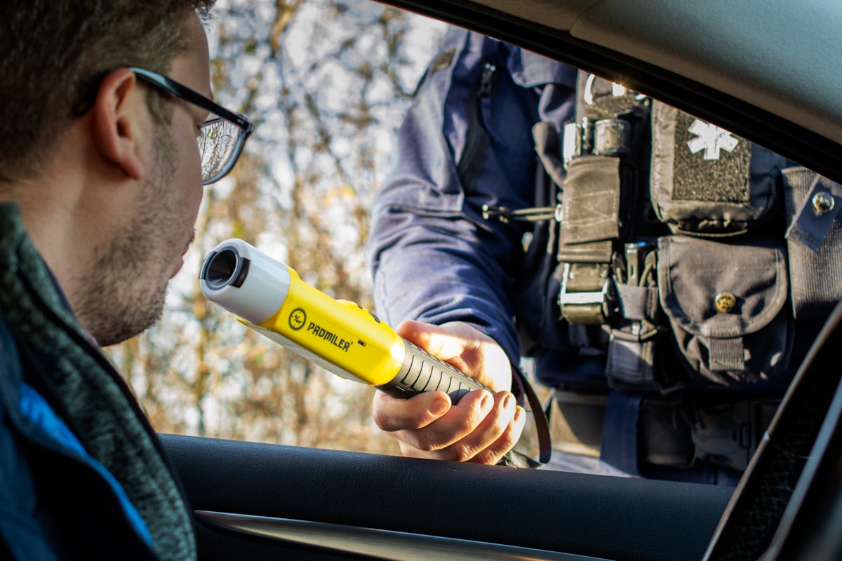 Alcohol breath testing image background image