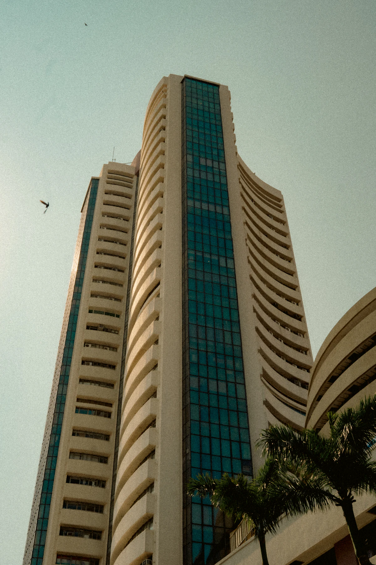 The stock exchange tower on Dalal Street, Mumbai