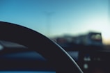 Driving: a blurred view from the driver's seat.