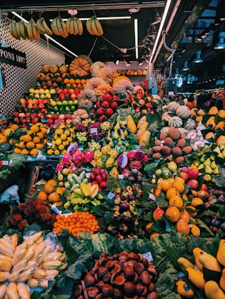 A colorful and vibrant display of fresh produce.