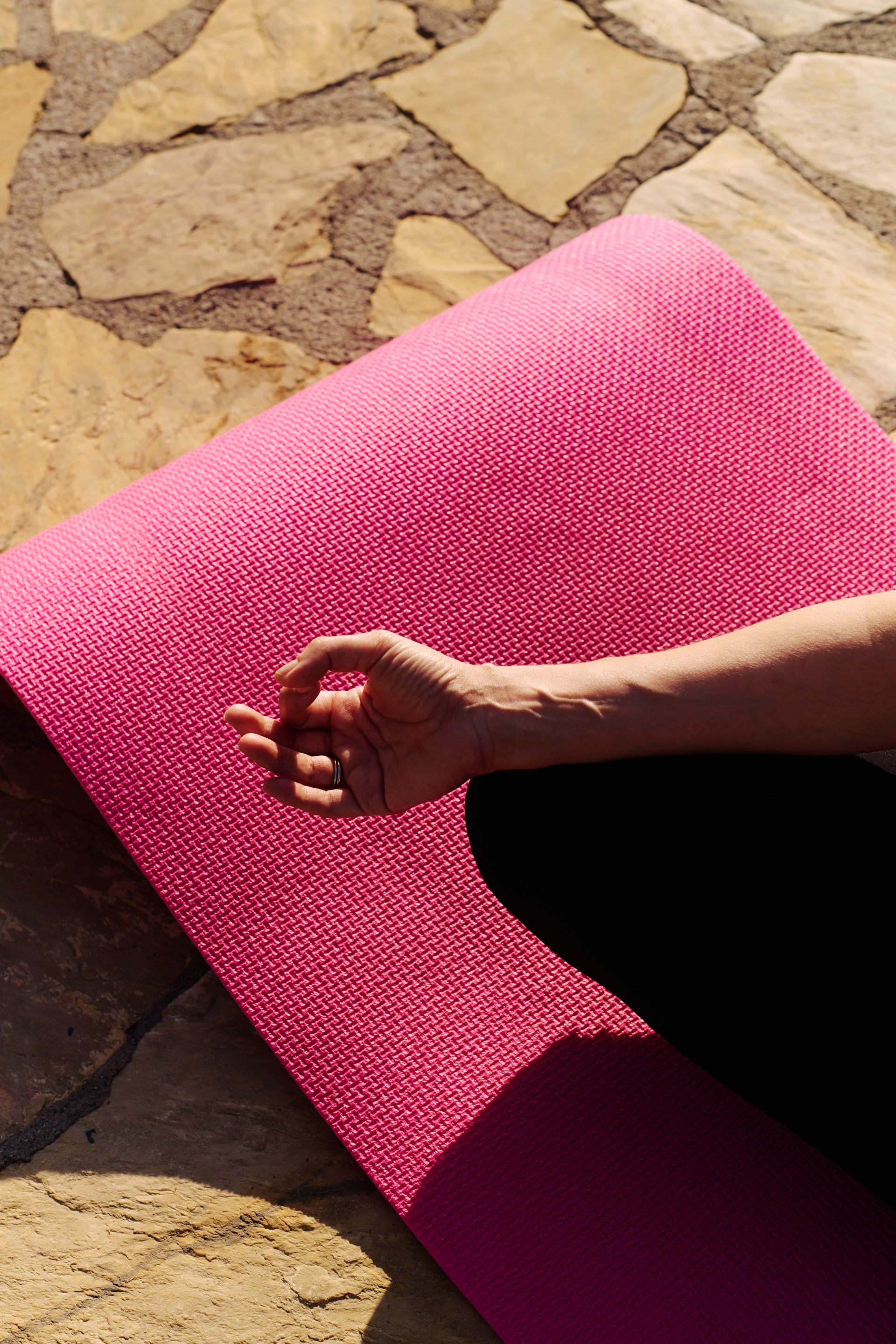 Yoga props and mats