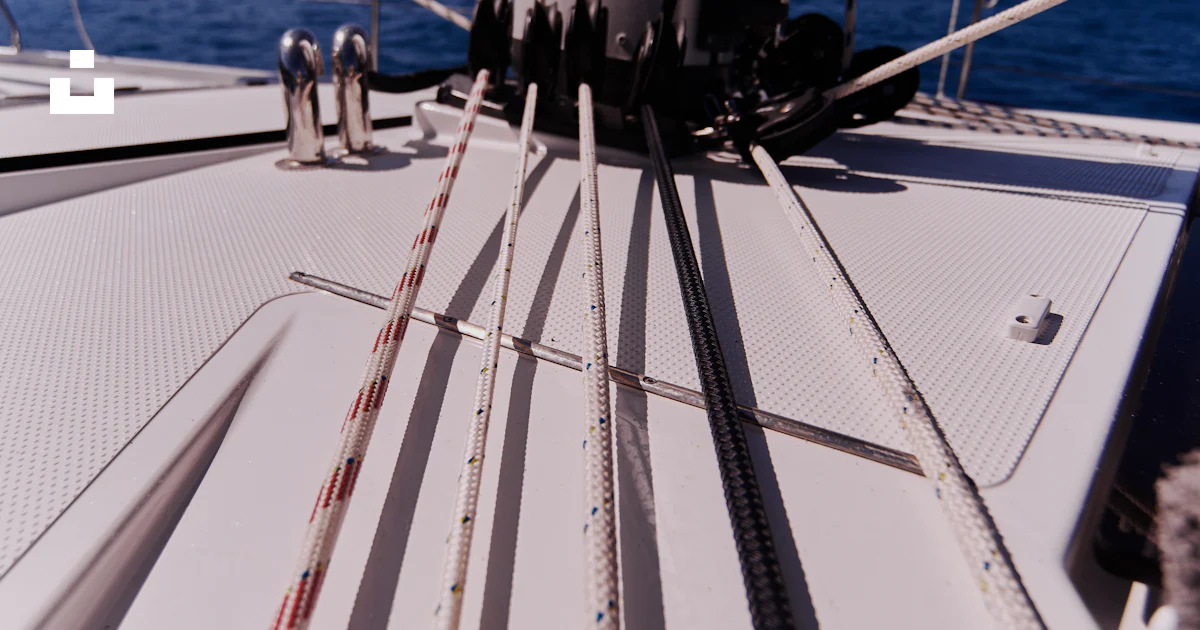Sailboat Line Rigging Sailboat rigging and lines are shown. photo – Free Travel Image on Unsplash