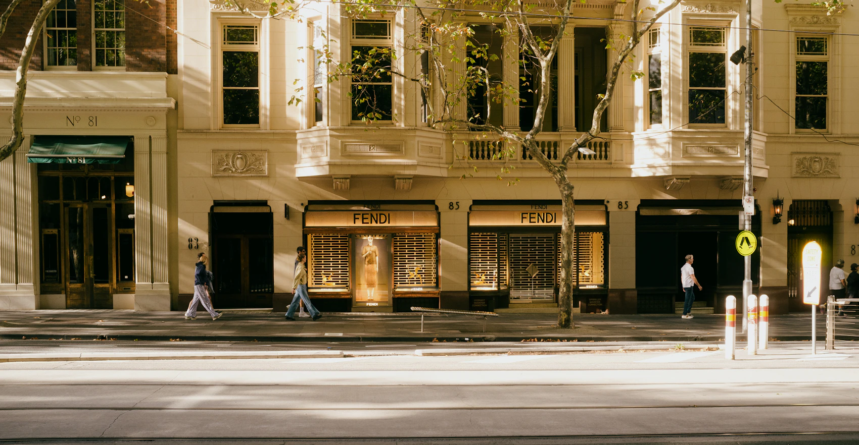 A characterful independent storefront on a sunny Melbourne street